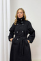 Buttoned Long Trench 12-70194 - 5