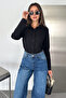 Women's Lace Detailed Waist-Fitted Poplin Shirt - 3
