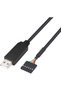 محول USB إلى TTL من FTDI، كابل تصحيح الأخطاء 3.3 فولت، موصل أنثى 6 دبابيس، شريحة UART IC FT232RL لـ