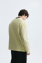 Contrast Collar Striped Sweatshirt - 6