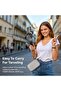 Osmo Mobile 8 Carrying Case, PU Portable Shoulder Bag for DJI OM 8/7/Pro, Protective Travel Storage Case Smartphone Gimbal Stabilizer Accessories, Gray - 8