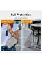 Osmo Mobile 8 Carrying Case, PU Portable Shoulder Bag for DJI OM 8/7/Pro, Protective Travel Storage Case Smartphone Gimbal Stabilizer Accessories, Gray - 7