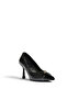 Z308300509 Black Thin Heeled Pointed Toe Women's Shoes - 6
