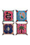Double-Sided Printed 4-Piece Throw Pillow Cover 6Eld18 - 2