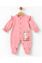 Newborn 100% Cotton 2-Piece Jumpsuit & Headband Combination - 2