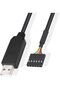 محول USB إلى TTL من FTDI، كابل تصحيح الأخطاء 3.3 فولت، موصل أنثى 6 دبابيس، شريحة UART IC FT232RL لـ - 7