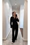 Premium Snap-Fastener Cardigan - Wide-Legged Trousers Knitwear 2-Piece Set - 5