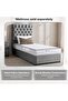 THALASSA SINGLE BED 100X200 CM - GREY - 6