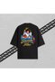 Messi̇&Yamal Skill Shower Unisex Football Player Back Printed Oversize T-Shirt 100% Cotton Crew Neck Black