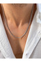 Mervandir Men's Stainless Steel Thin Rolo Chain Necklace (2 mm) - 2