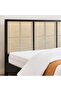 TANAKA KING BED 180X200 - BLACK/NATURAL - 4