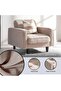 BRICT SINGLE SEATER SOFA - BROWN - 4