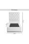 THALASSA SINGLE BED 120X200 CM - WHITE - 8