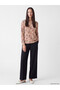 Crew Neck Floral Women's T-Shirt - 2