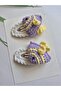 Fish Knitted Handmade Antiallergic Gift Children's Hair Accessory 2-Piece Snap Knitted Hair Accessory Buckle - 7