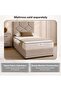 KYROS SINGLE BED 100X200 CM - BEIGE - 6