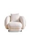 ZENU SINGLE SEATER SOFA - BEIGE - 6