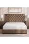 THALASSA SUPER KING BED 200X200 CM - BROWN - 2