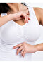 Bargemon Body Model Seamless Model Firming and Abdomen Lifting Fit Model White Color - 2