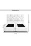KYROS KING BED 180X200 CM - WHITE - 8