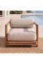 GRAND CASTANA OUTDOOR SOFA SET 2+1+1- COFFEE TABLE - WOODEN - 3