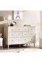 CLAM KIDS DRESSER WITH 7 DRAWER - WHITE