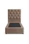 AETHER SINGLE BED 90X200 CM - BROWN - 5