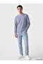 Crew Neck Striped Men's T-Shirt - 2
