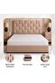 AETHER QUEEN BED 160X200 CM - GOLD - 7