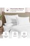 HH Signature 1000TC Cotton Sateen 3-Piece King Duvet Cover Set - 230x220 White - 8