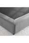 KYROS QUEEN BED 160X200 CM - GREY - 4