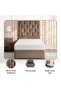 AETHER SINGLE BED 100X200 CM - BROWN - 7