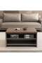 JAMONT OFFICE COFFEE TABLE - GREY & WALNUT - 2
