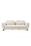 TOVON 3 SEATER SOFA - BEIGE - 7