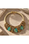 Aurelia Turquoise Stone Design Necklace - 4