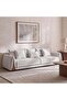DEWDROP 4 SEATER SOFA - LIGHT BEIGE