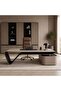 RAWSON OFFICE DESK LEFT SIDE RETURN - NATURAL & GREY - 2