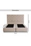 THALASSA KING BED 180X200 CM - BEIGE - 8