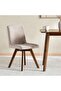 SYLAS 1+2 DINING SET VENEER - WALNUT & GREY - 4