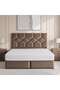 KYROS SUPER KING BED 200X200 CM - BROWN - 2