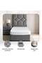 KYROS SINGLE BED 90X200 CM - GREY - 7