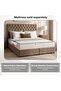 THALASSA KING BED 180X200 CM - BROWN - 6