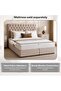 THALASSA SUPER KING BED 200X200 CM - BEIGE - 6