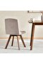 SYLAS 1+2 DINING SET VENEER - WALNUT & GREY - 6