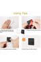 4PCS Towel Hooks Wall Hanger علاقة ملابس جدارية Black and White - 4