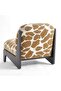 TRIESTAN SINGLE SEATER SOFA - WHITE & BROWN - 5