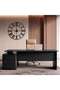 HALPERT OFFICE DESK RIGHT SIDE RETURN - BLACK - 2
