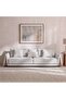 DEWDROP 4 SEATER SOFA - LIGHT BEIGE - 2