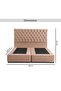 THALASSA KING BED 180X200 CM - GOLD - 8