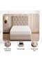 AETHER SINGLE BED 100X200 CM - BEIGE - 7